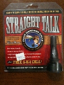 A book cover with a picture of a gun and the words " straight talk."