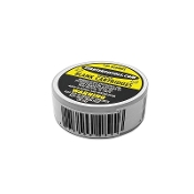 A can of hair wax with a barcode on it.